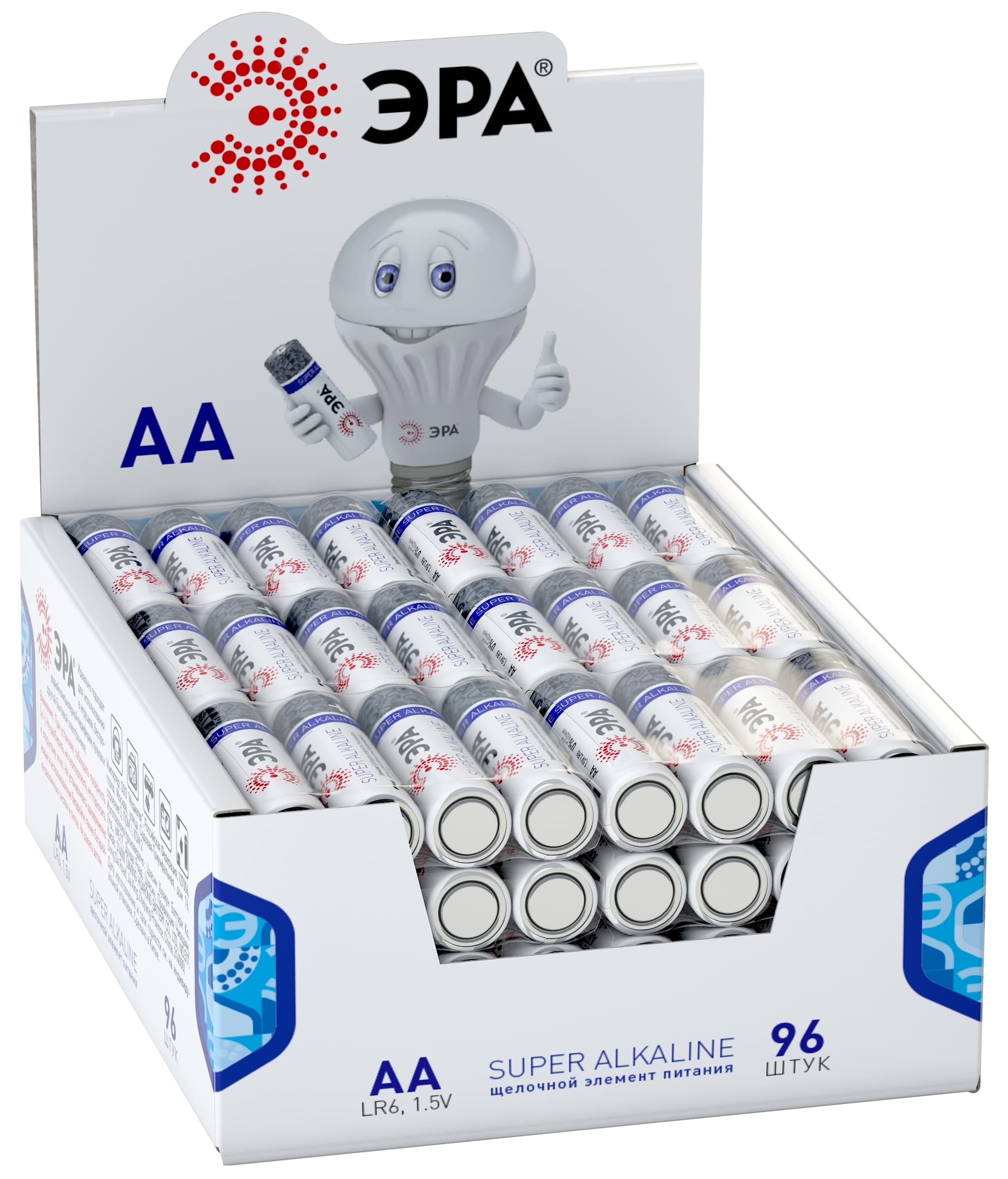 Батарейка LR6-4S promo-box (96/384/18432)