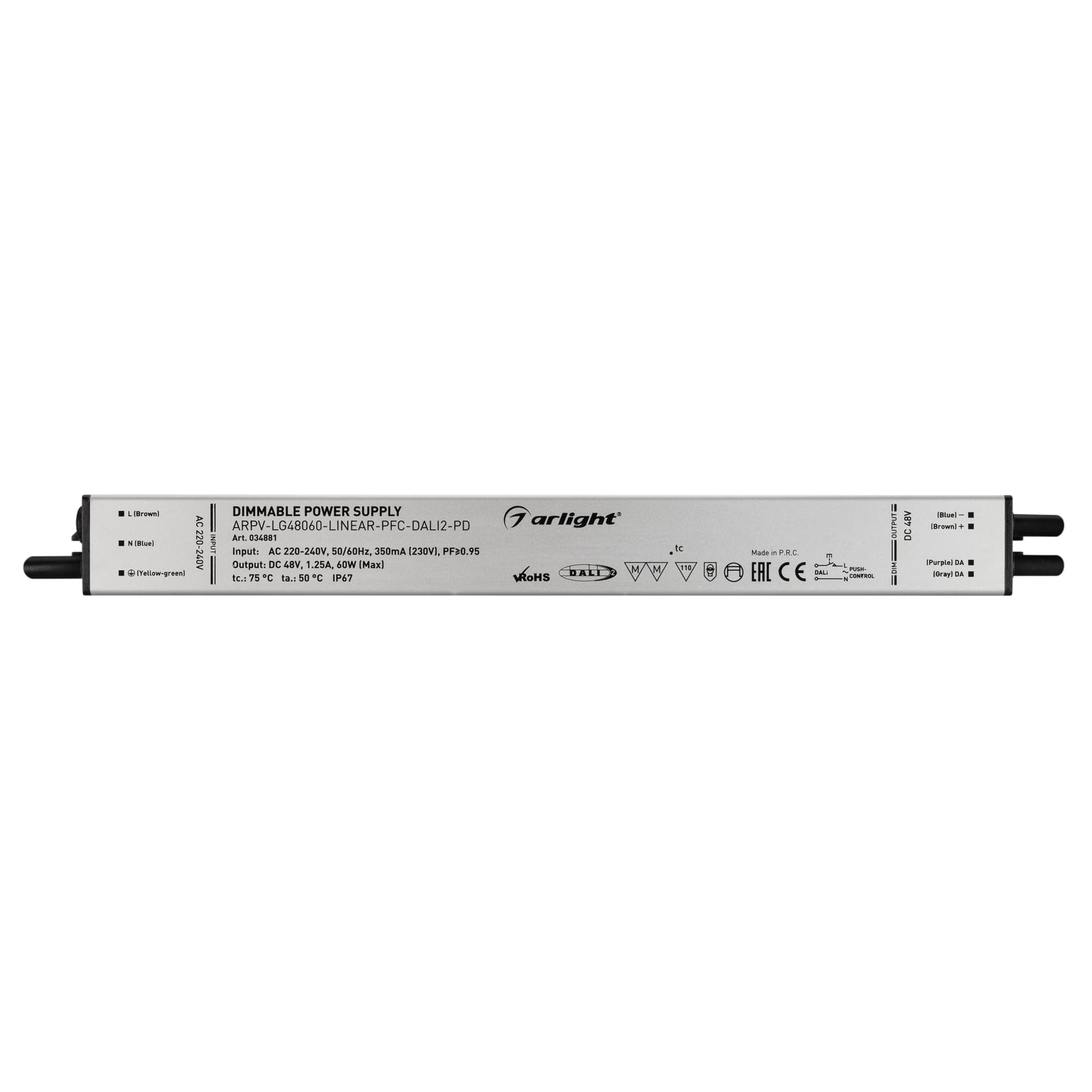 Экран SL-COMFORT-3551-2000 BLACK (ARL, Пластик)