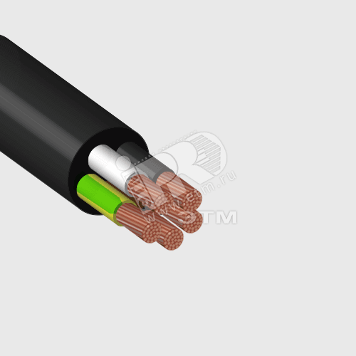 Кабель силовой КГ-ХЛ 5х2.5(N.PE) 380/660-3