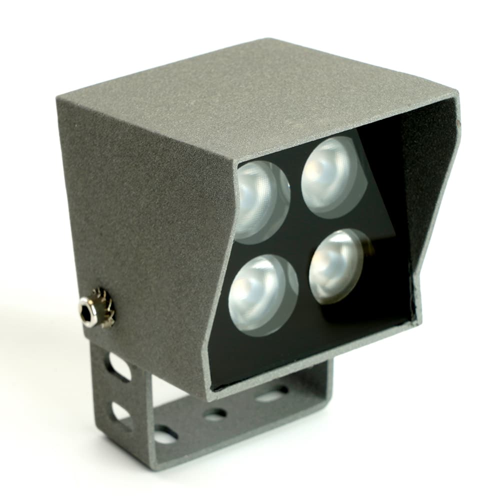 Прожектор светодиодный ДО-4w красный IP65