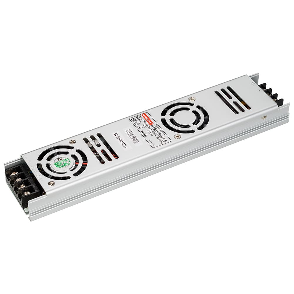 Блок питания HTS-400-12-LS (12V, 33.4A, 400W) (ARL, IP20 Сетка, 3 года)