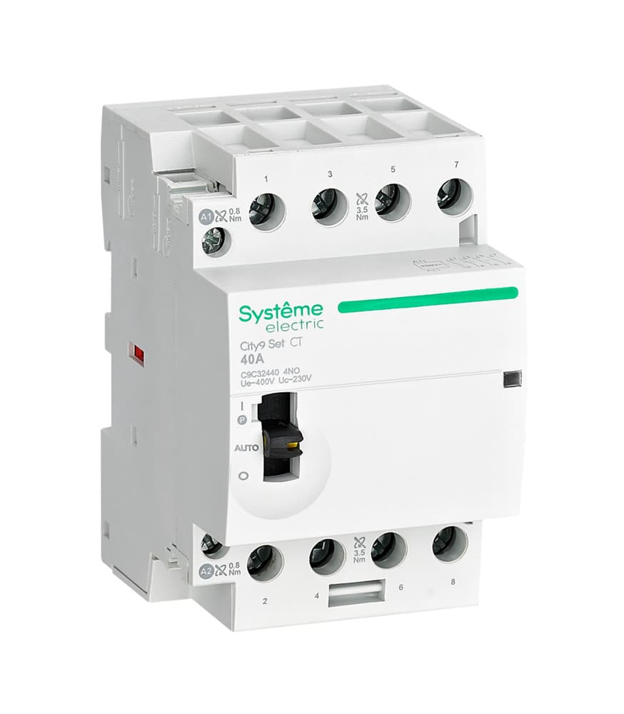 Контактор модульный City9 Set 4P 4НО 40A AC 400В-230В
