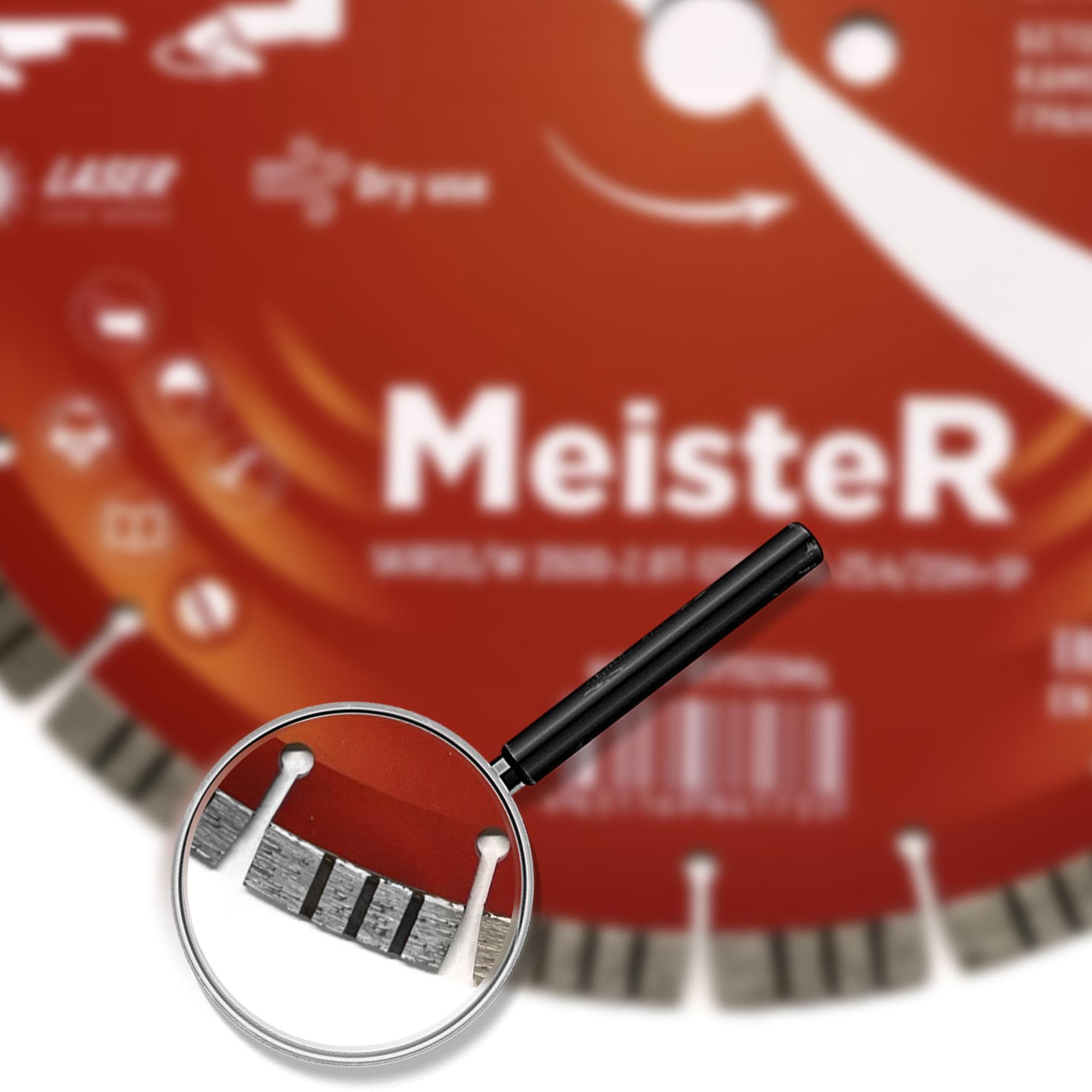 Диск алмазный отрезной 1A1RSS 350х2.8х12х25.4 мм MeisteR