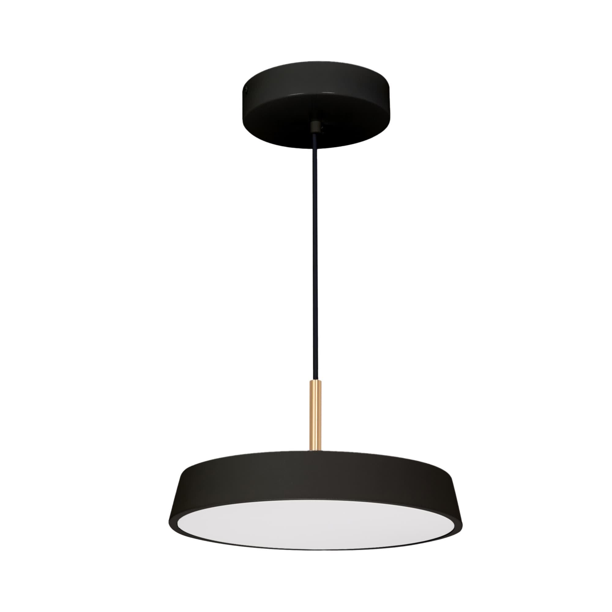 Светильник SP-ELEGANT-R300-17W Warm3000 (BK, 120 deg, 230V) (IP20 металл, 3 года)