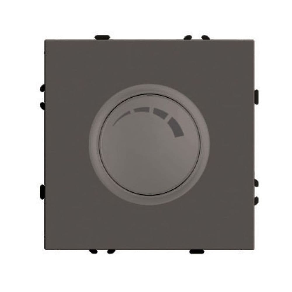 Выключатель диммирующий (механизм) 250В 500W антрацит soft touch серия Эмили STEKKER