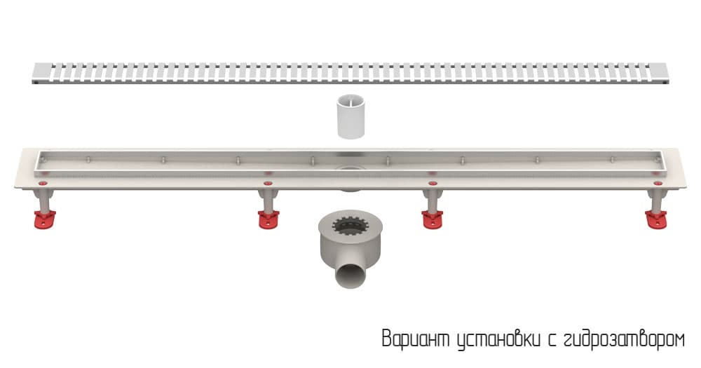 Трап линейный ТП-55.1D-900