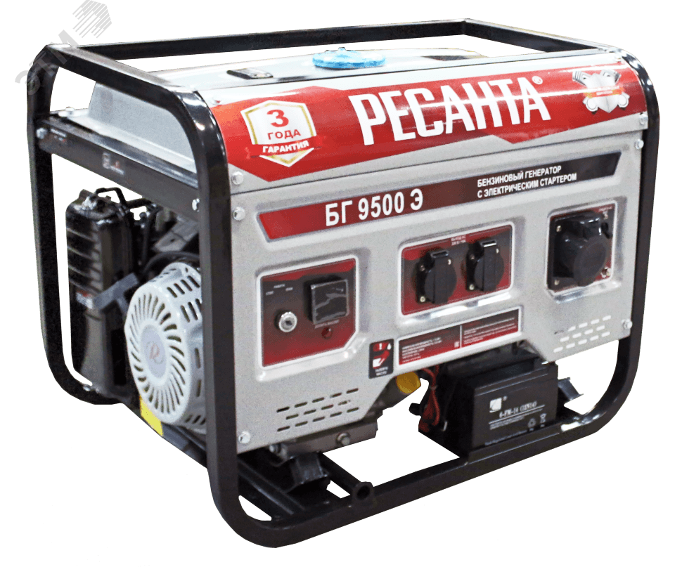 Генератор бензиновый БГ 9500 Э