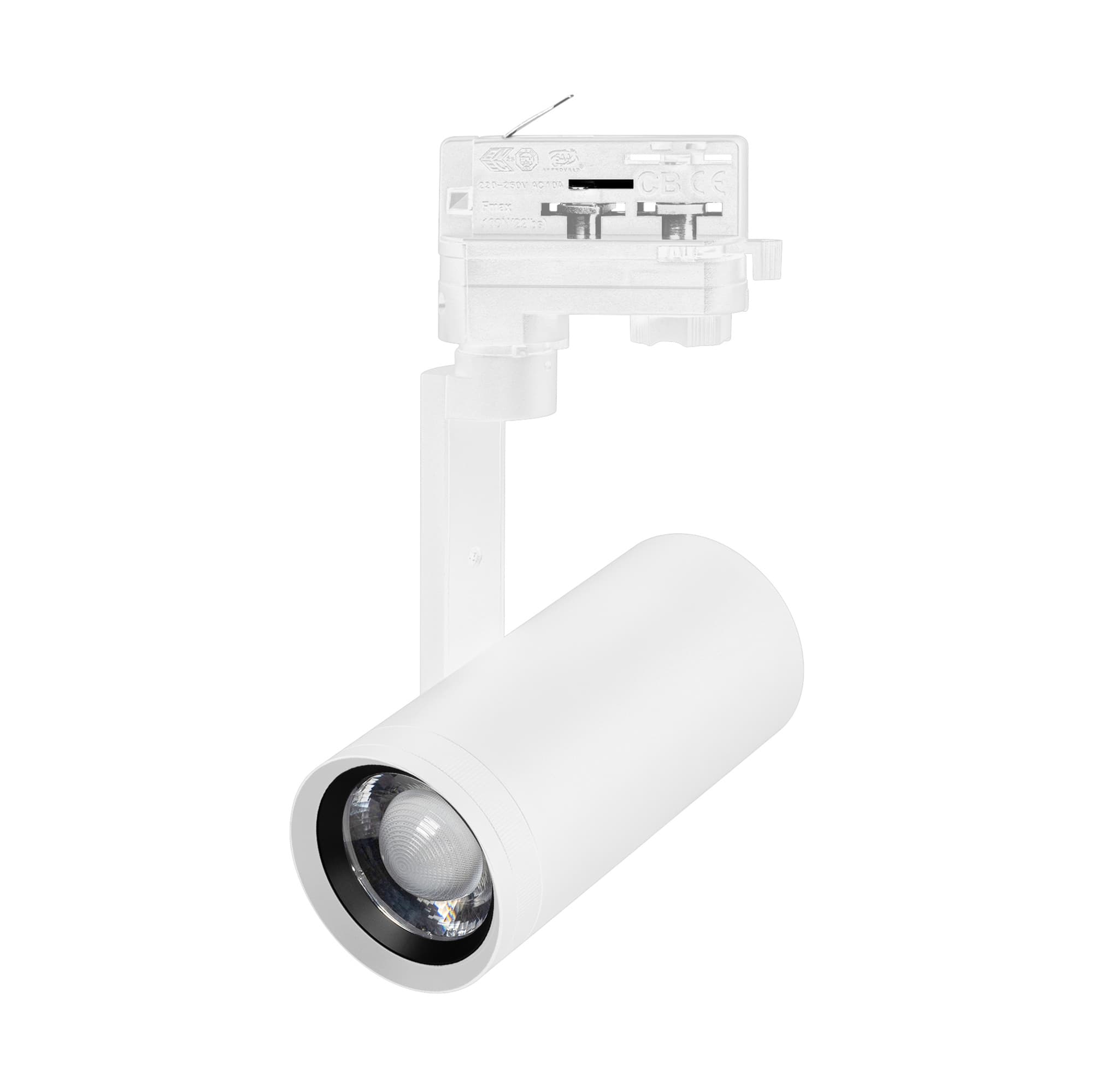 Светильник LGD-URANUS-4TR-R65-10W 3500K-MIX WH, 20-50 deg, side holder, 230V, IP20, металл, 5 лет