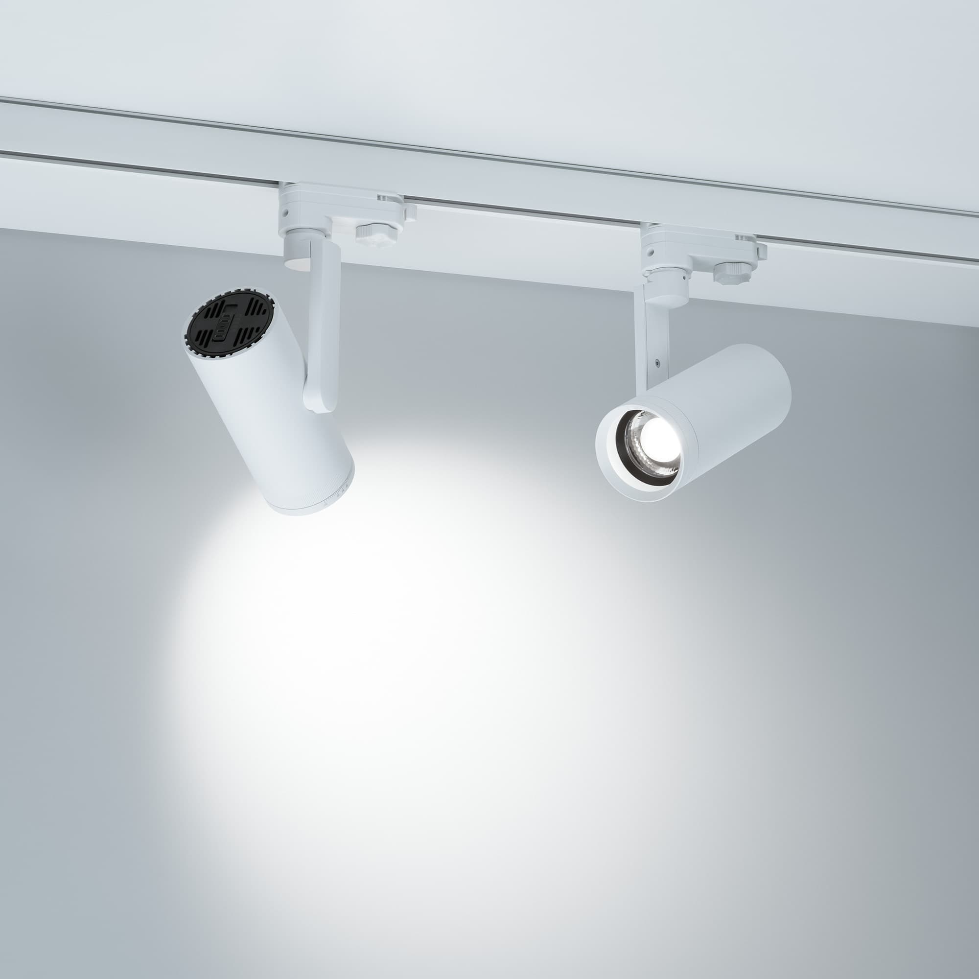Светильник LGD-URANUS-4TR-R65-10W 3500K-MIX WH, 20-50 deg, side holder, 230V, IP20, металл, 5 лет