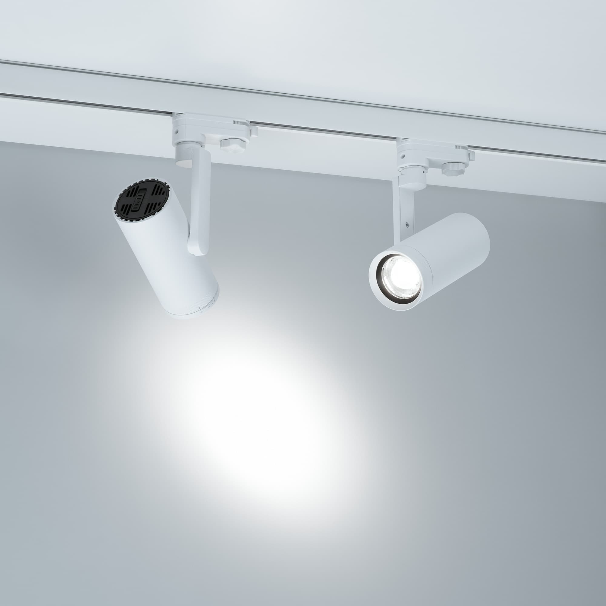 Светильник LGD-URANUS-4TR-R65-10W 3500K-MIX WH, 20-50 deg, side holder, 230V, IP20, металл, 5 лет