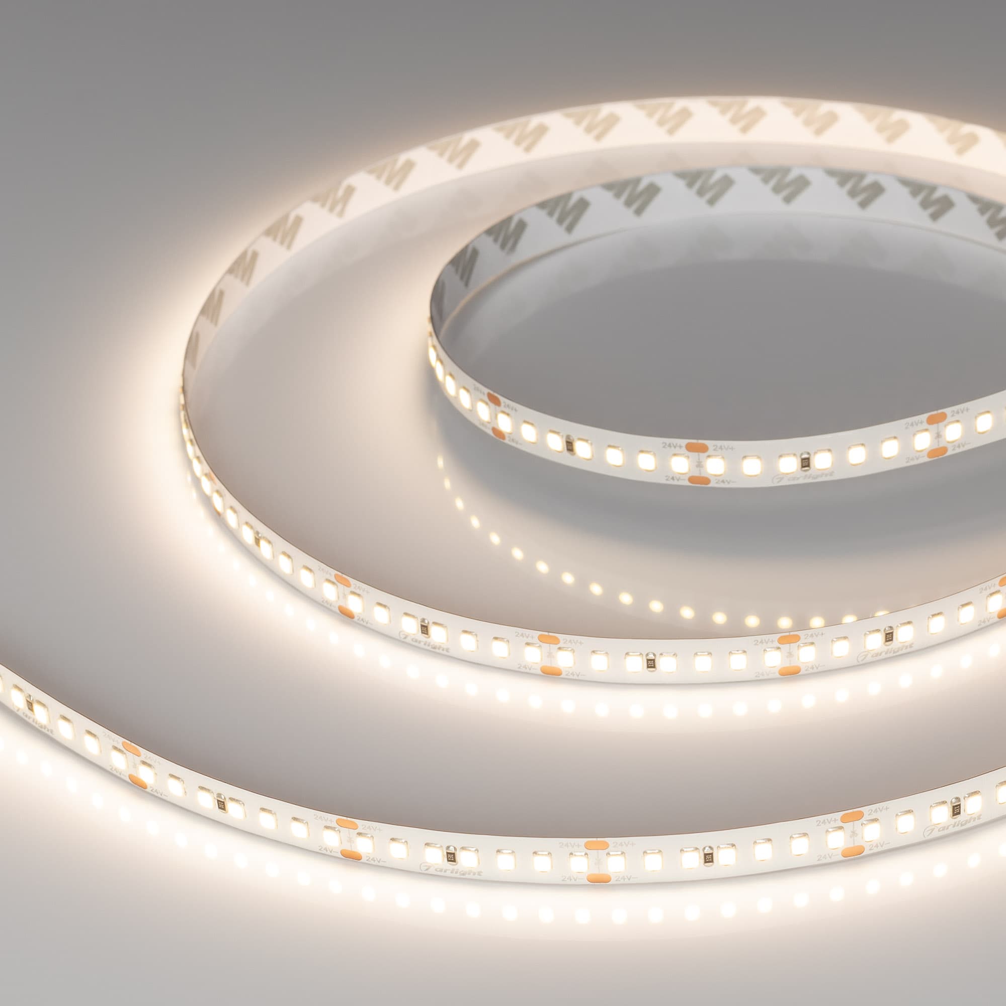 Лента светодиодная 17Вт/м 24В 3500K IP20 60LED/м RT-A168-10mm SMD 2835 5 м