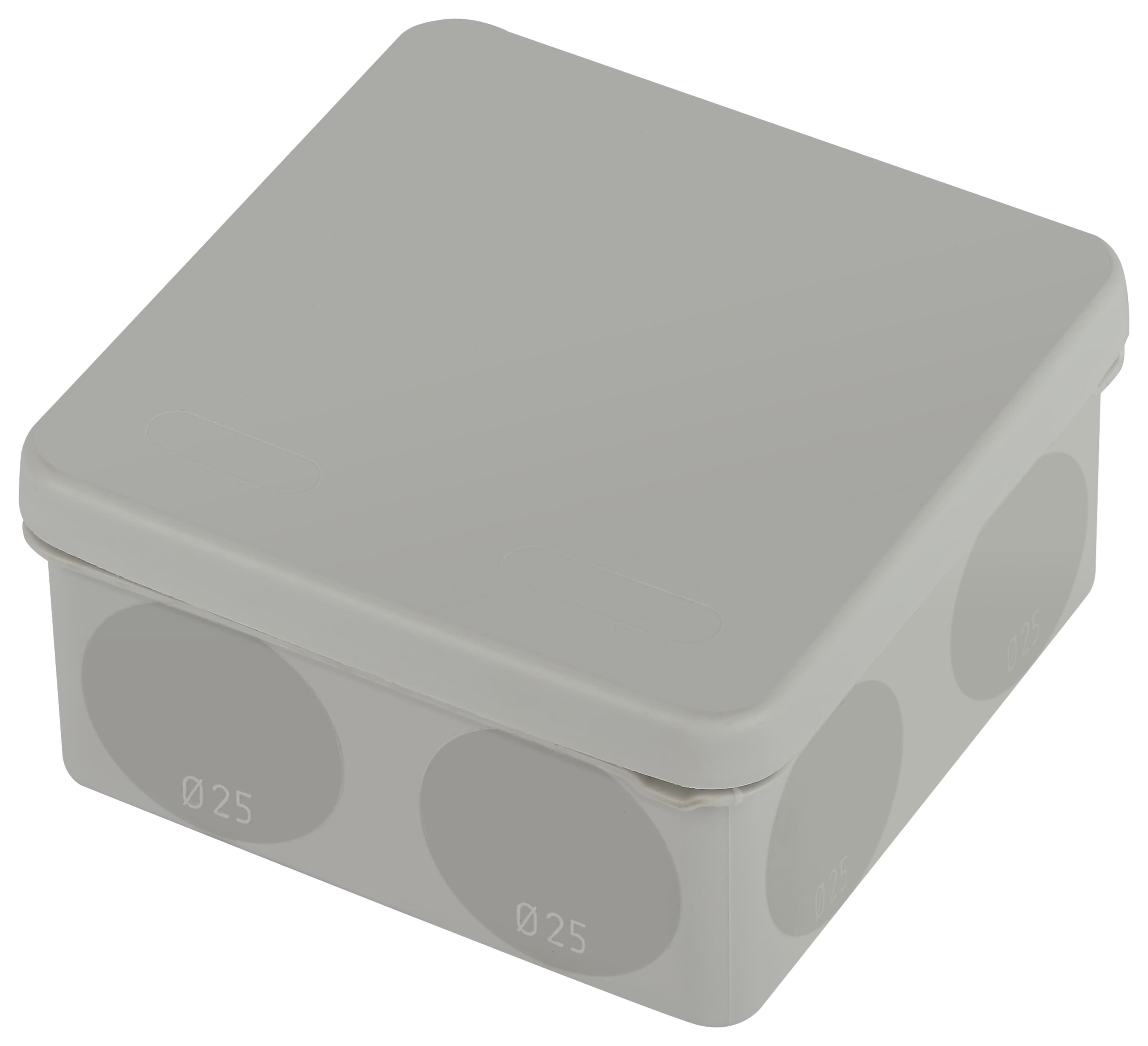 Коробка распаячнаяKOR-100-100-50-9g-2MP двухкомпонентная безгалогенная атмосферостойкая 100х100х50мм прямой монтаж