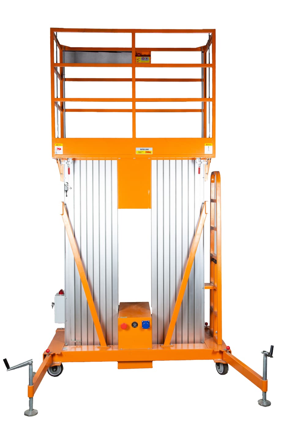 Подъемник мачтовый телескопический 200 кг 12 м  GTWY12-200S AC 220V 2-мачтовый (от сети) (G)