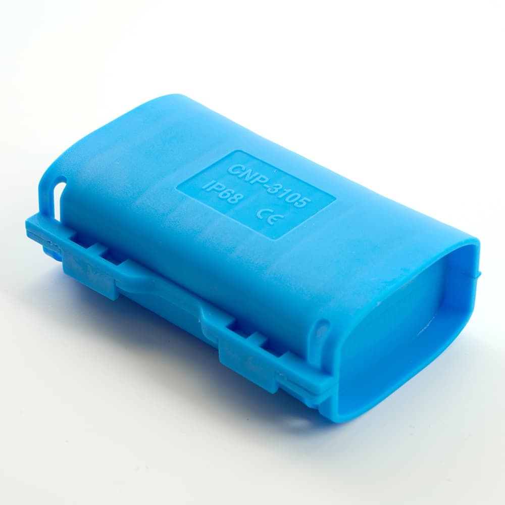 Коробка изоляционная с гелем 450V 42х38х26 синий STEKKER