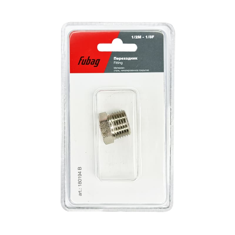 Переходник 1/2''M на 1/8''F блистер 1 шт.