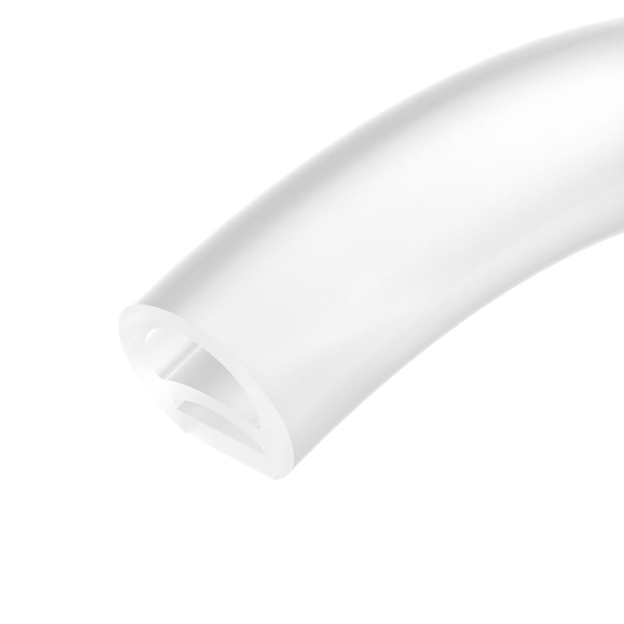 Профиль силиконовый WPH-FLEX-D20-TOP-S10-50m WHITE (Силикон)