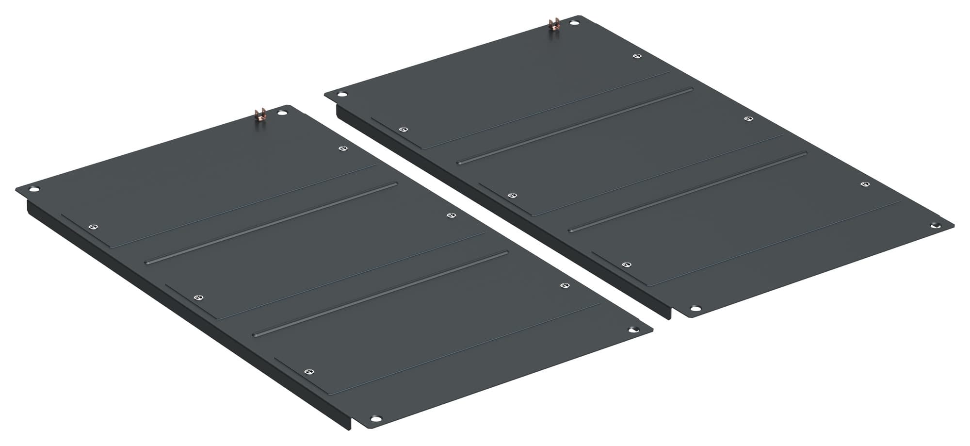Панель основания шкафа LINEA S 800х1000мм черная (2шт/компл)