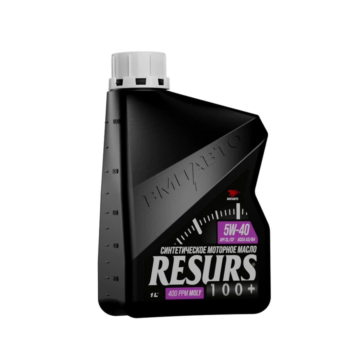 Масло моторное ВМПАВТО Resurs 5w40 (A3/B4, SL/CF), канистра 1л.