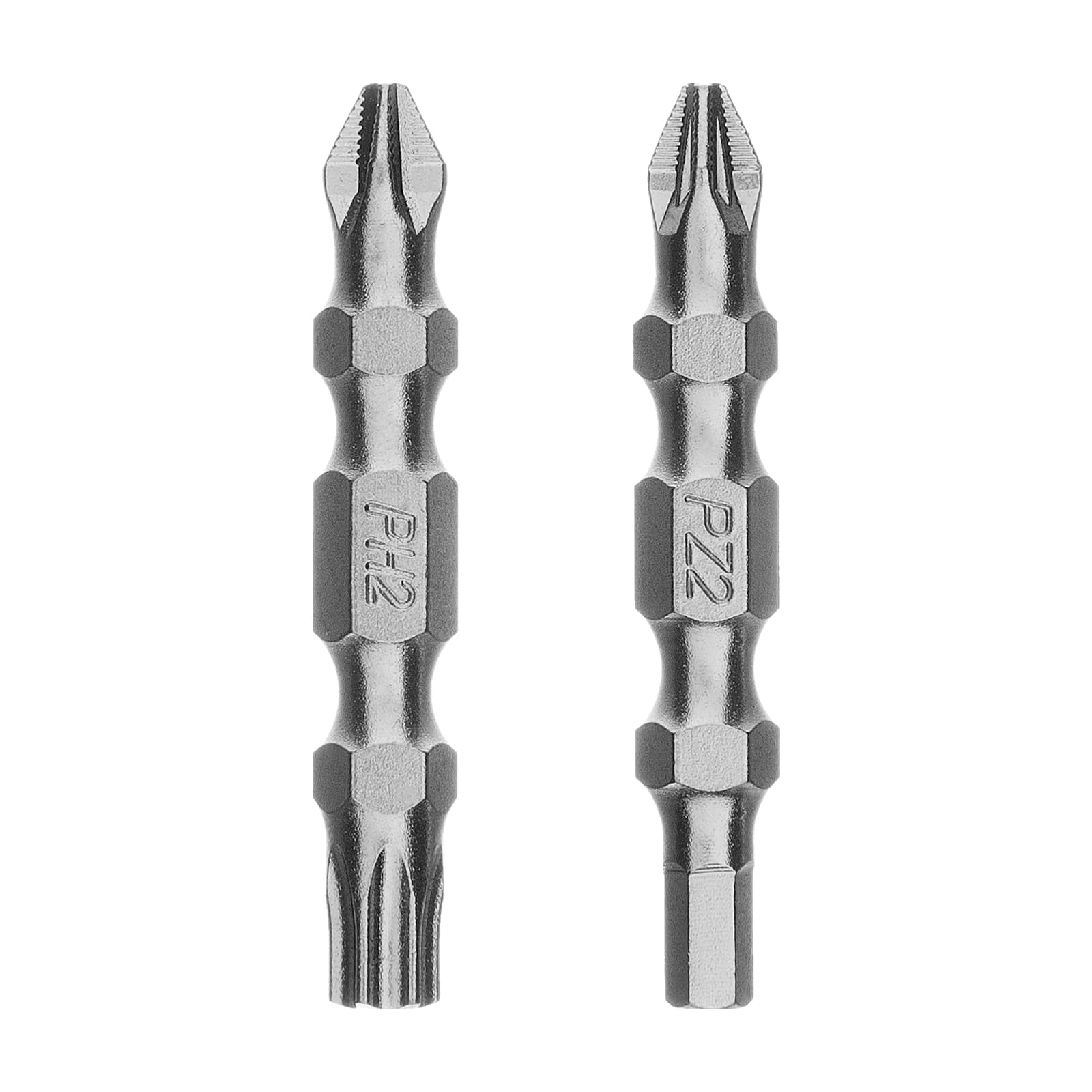 Набор бит двухстор., PH2-T30х45мм, PZ2-H4х45мм, сталь S2, 2 шт.