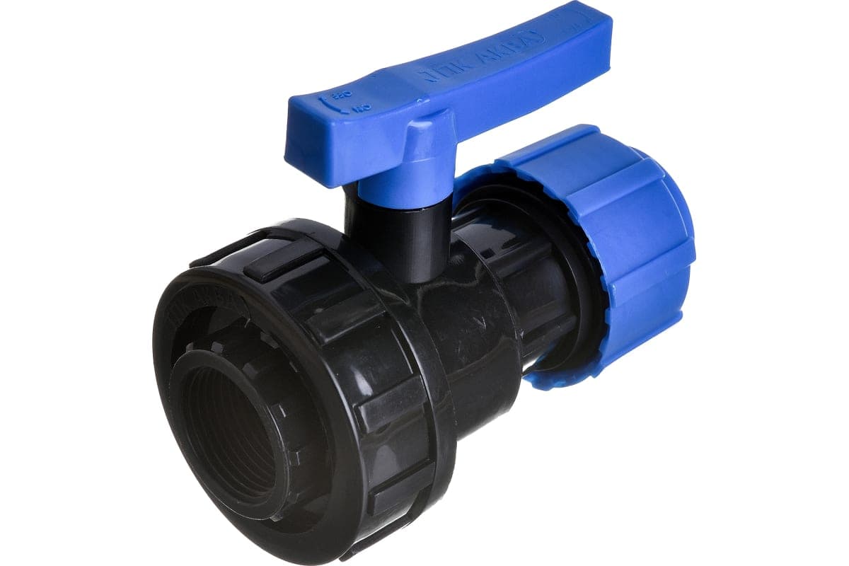 Кран шаровой компрессионный ВР разъемный d 25x3/4