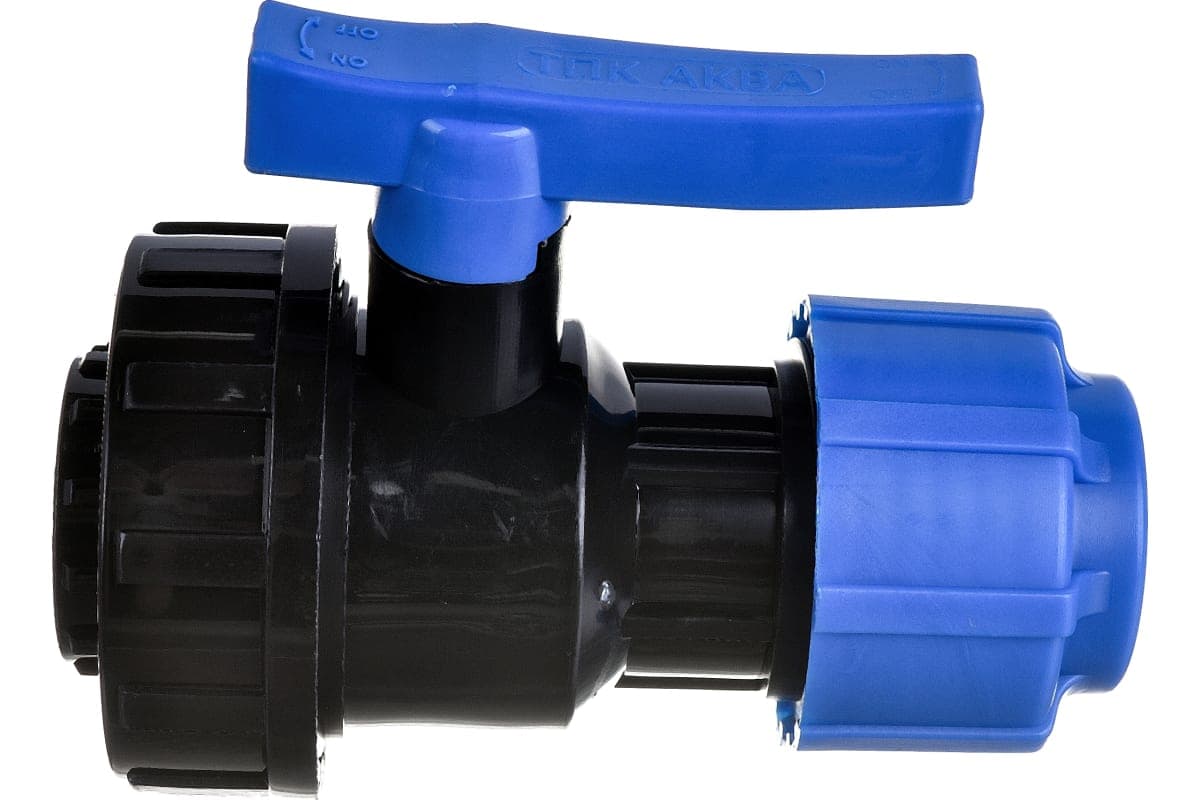 Кран шаровой компрессионный ВР разъемный d 25x3/4