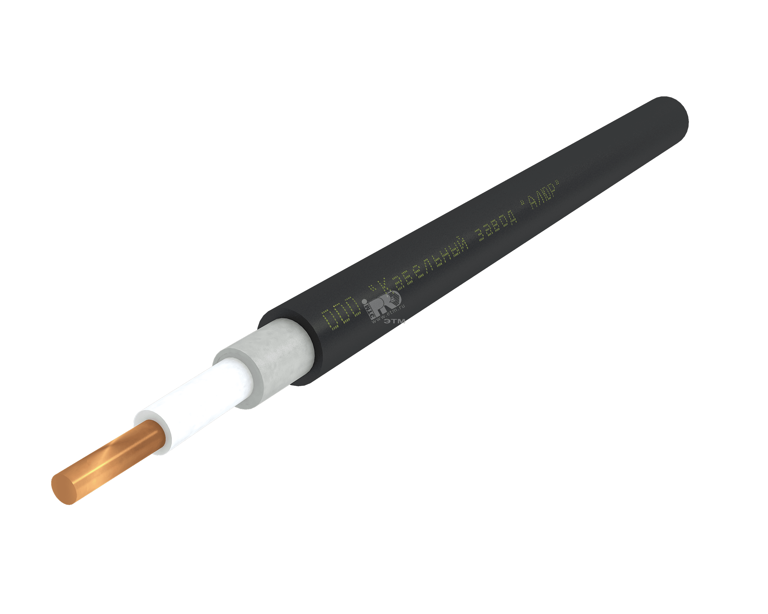 Кабель силовой ППГнг(А)-HF 1х2.5ок-0.66 однопроволочный черный (бухта)