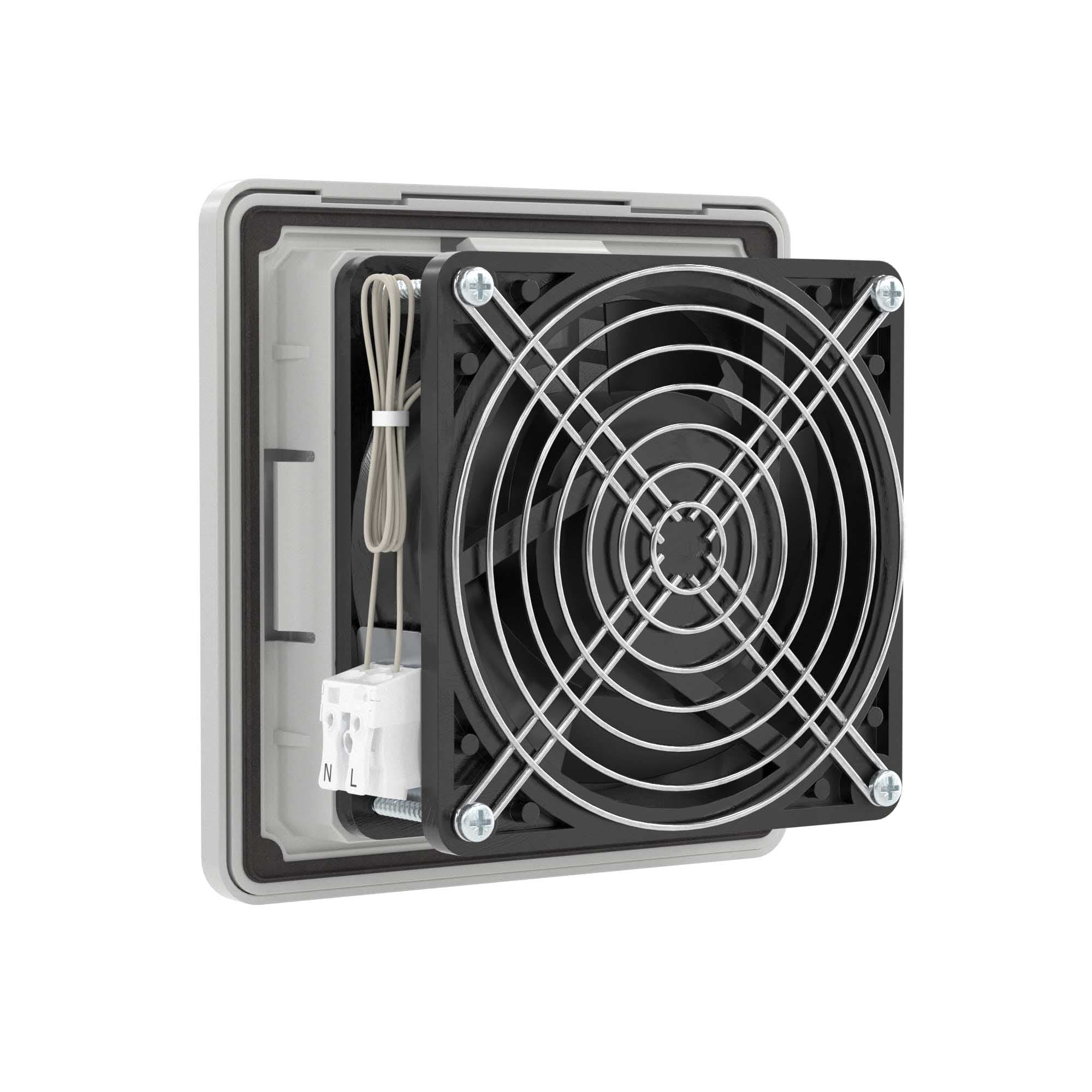 Вентилятор с фильтром RV 50 м3/ч, 24 В DC, 150x150 мм, IP54