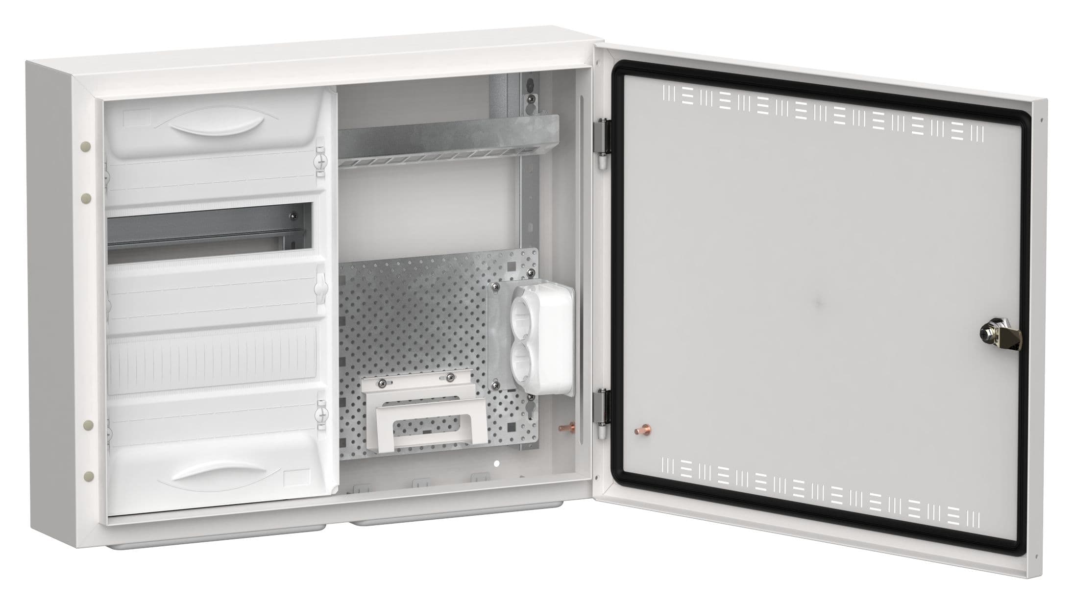 TITAN 5 Корпус комбинированный ЩРн-24 (2х24) белый IEK