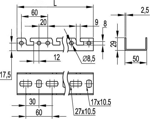 Трансформатор тока CT125 3000A, класс 0.2S, 30ВА