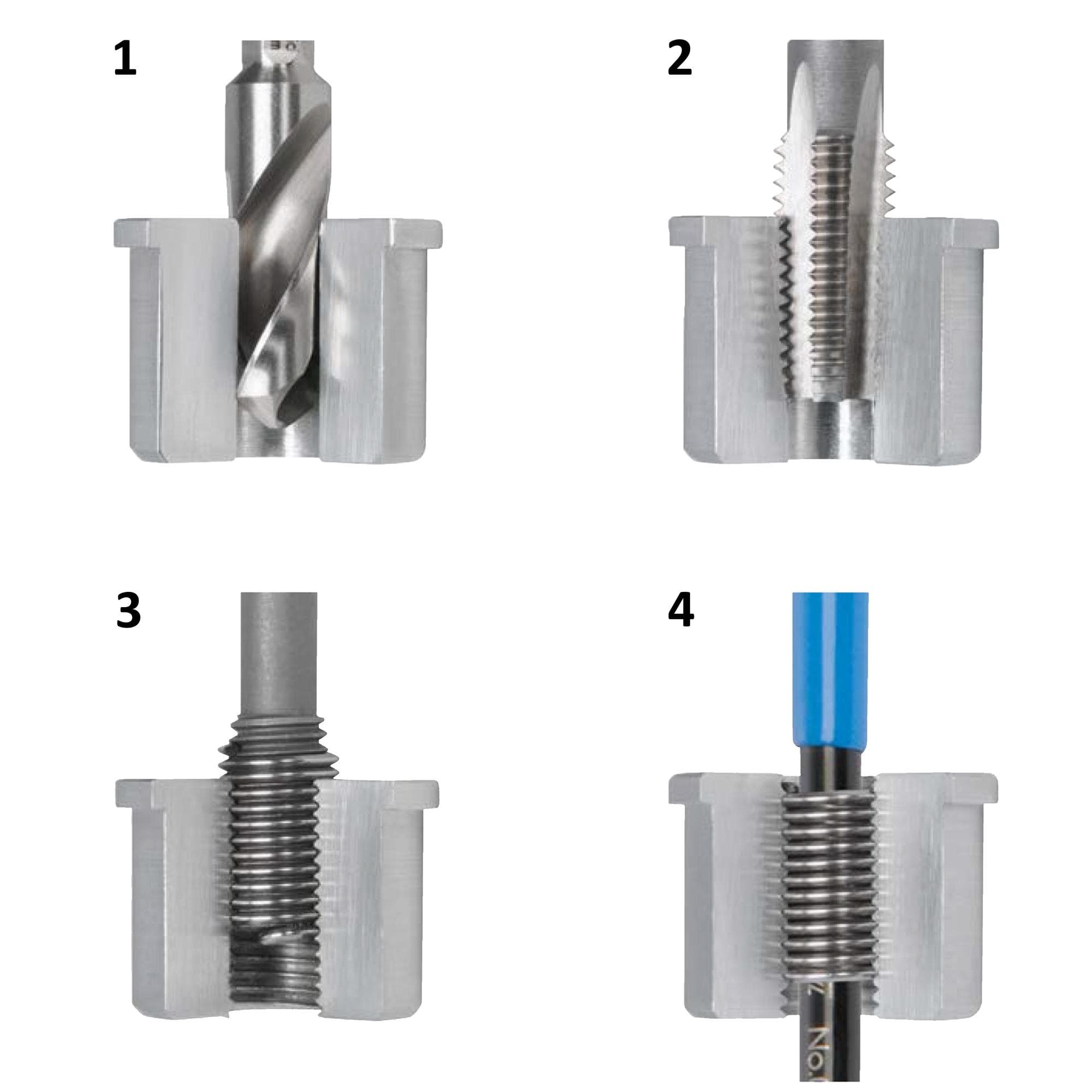 Метчик для накатки резьбы М1,6х0,35 DIN371 6h HSSE TiN