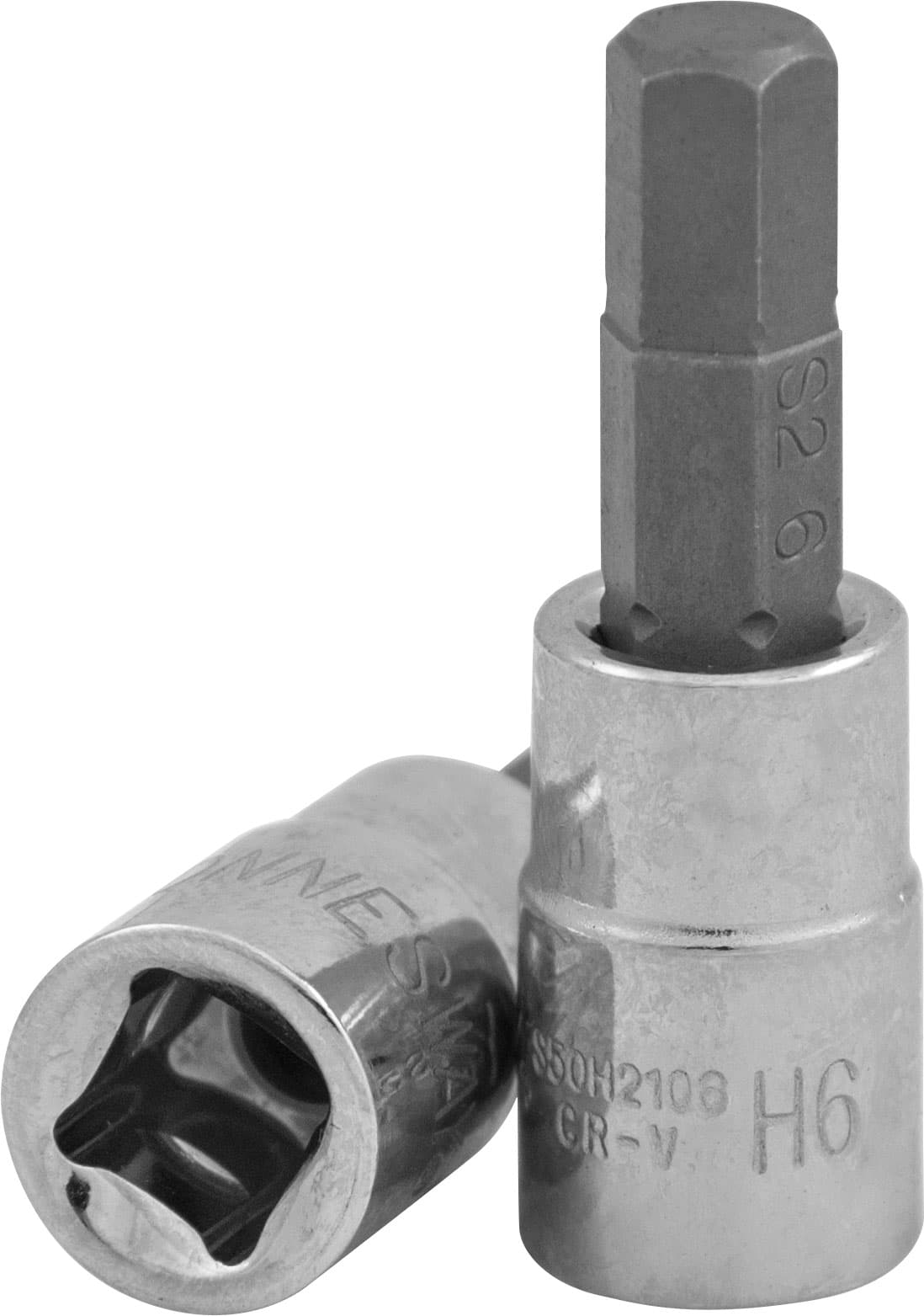 Насадка торцевая 1/2''DR с вставкой-битой шестигранной, H14, 55 мм