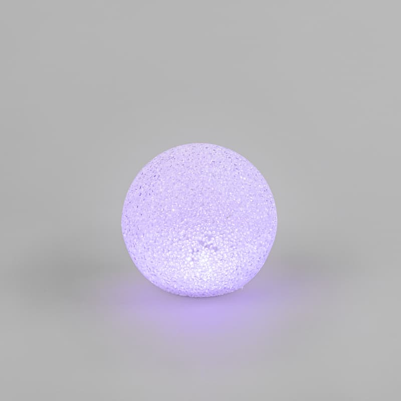 Фигура светодиодная Снежок RGB, 14 см