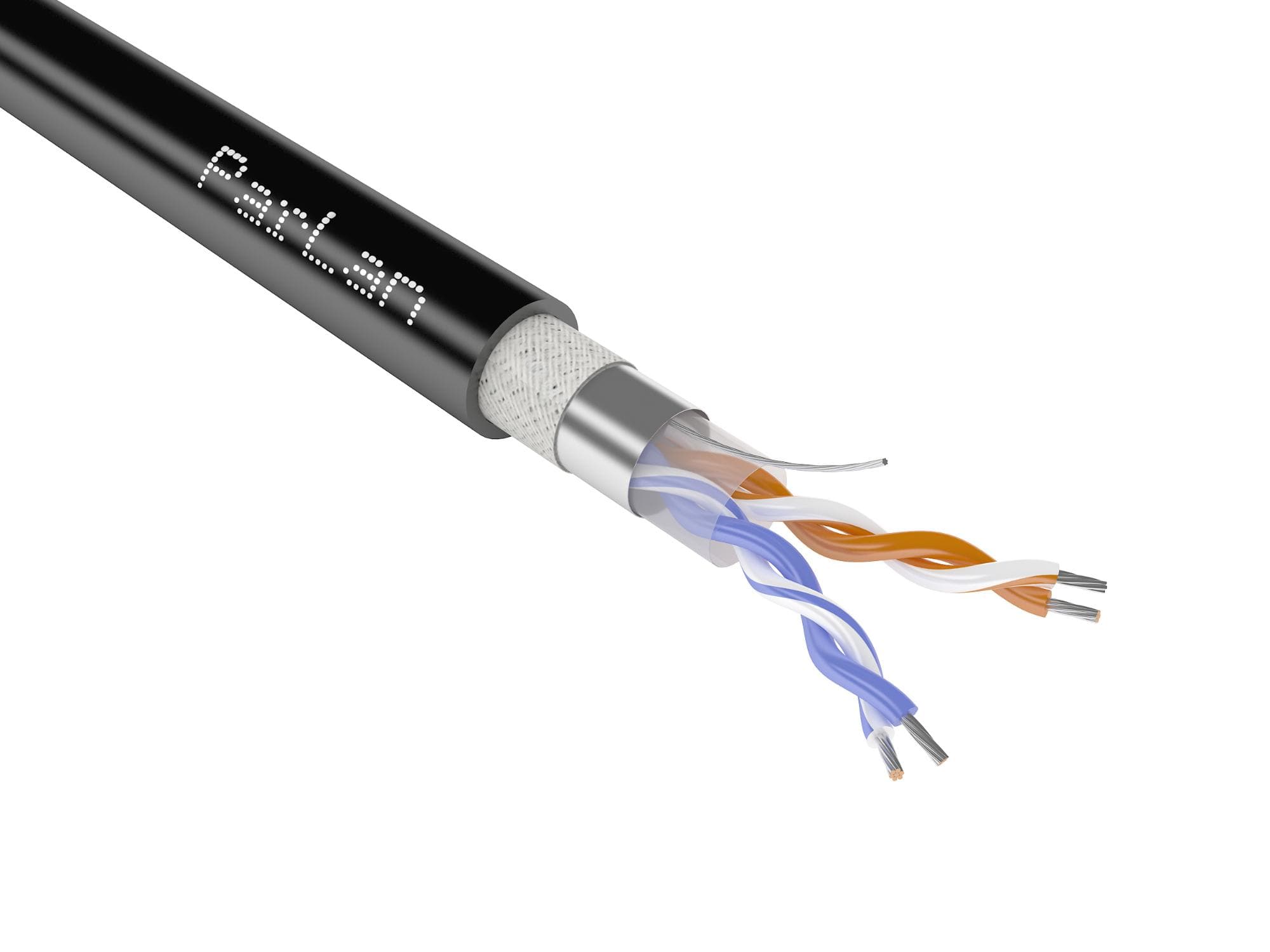 Витая пара ParLan Patch F/UTP Cat 5e ZH Мнг(А)-HF 2х2х0.60