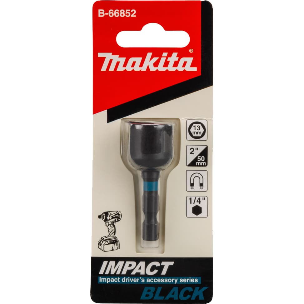 Торцовая магнитная головка Impact Black 13х50