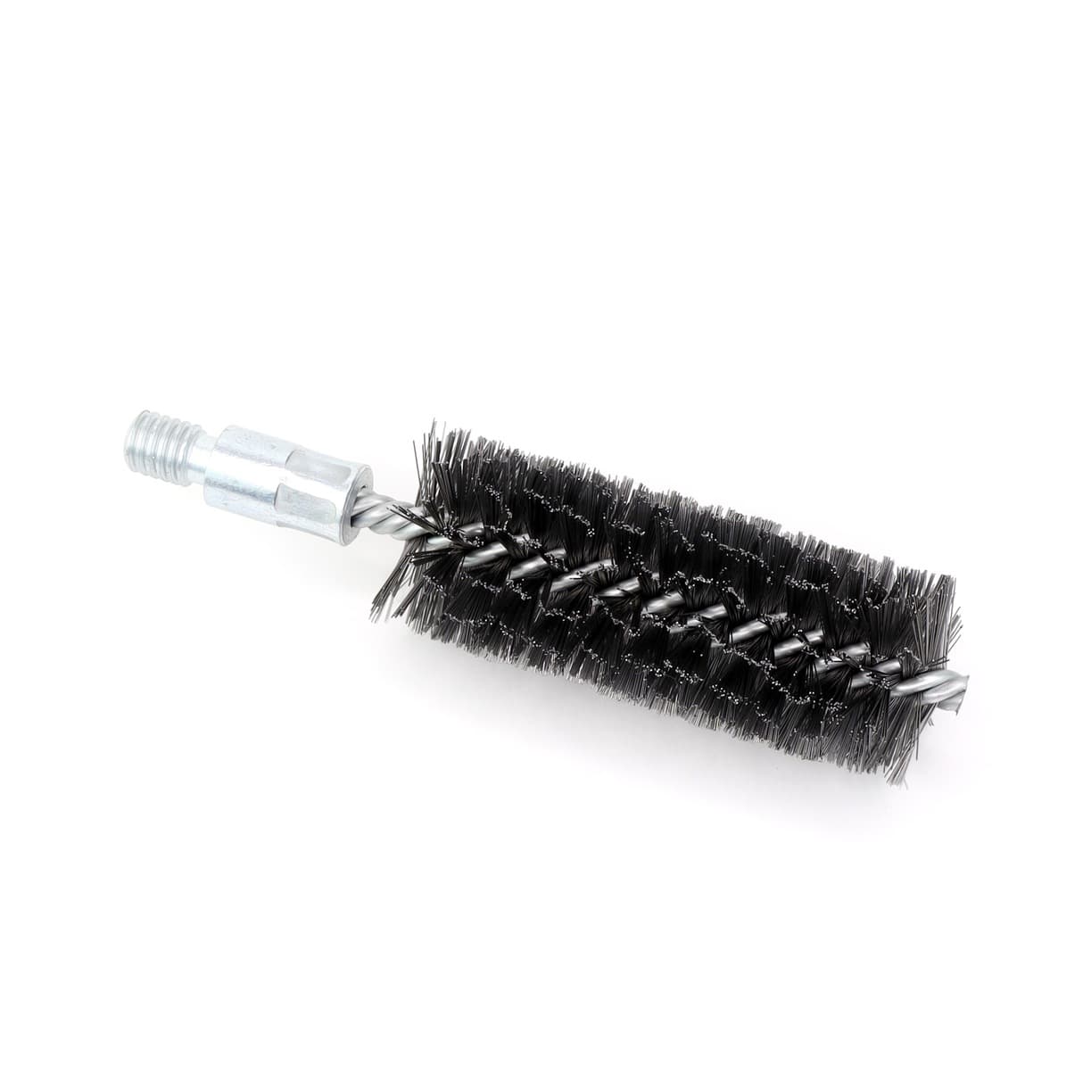 Щетка ерш Д40х100х160 сталь 0,30, посадка 1/2'' резьба BSW очистка котлов теплообменников дымоходов