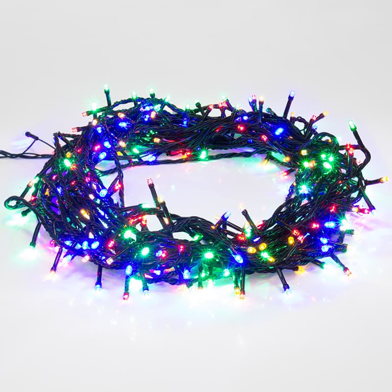 Гирлянда светодиодная универсальная 300 LED мультиколор 15 м с контроллером