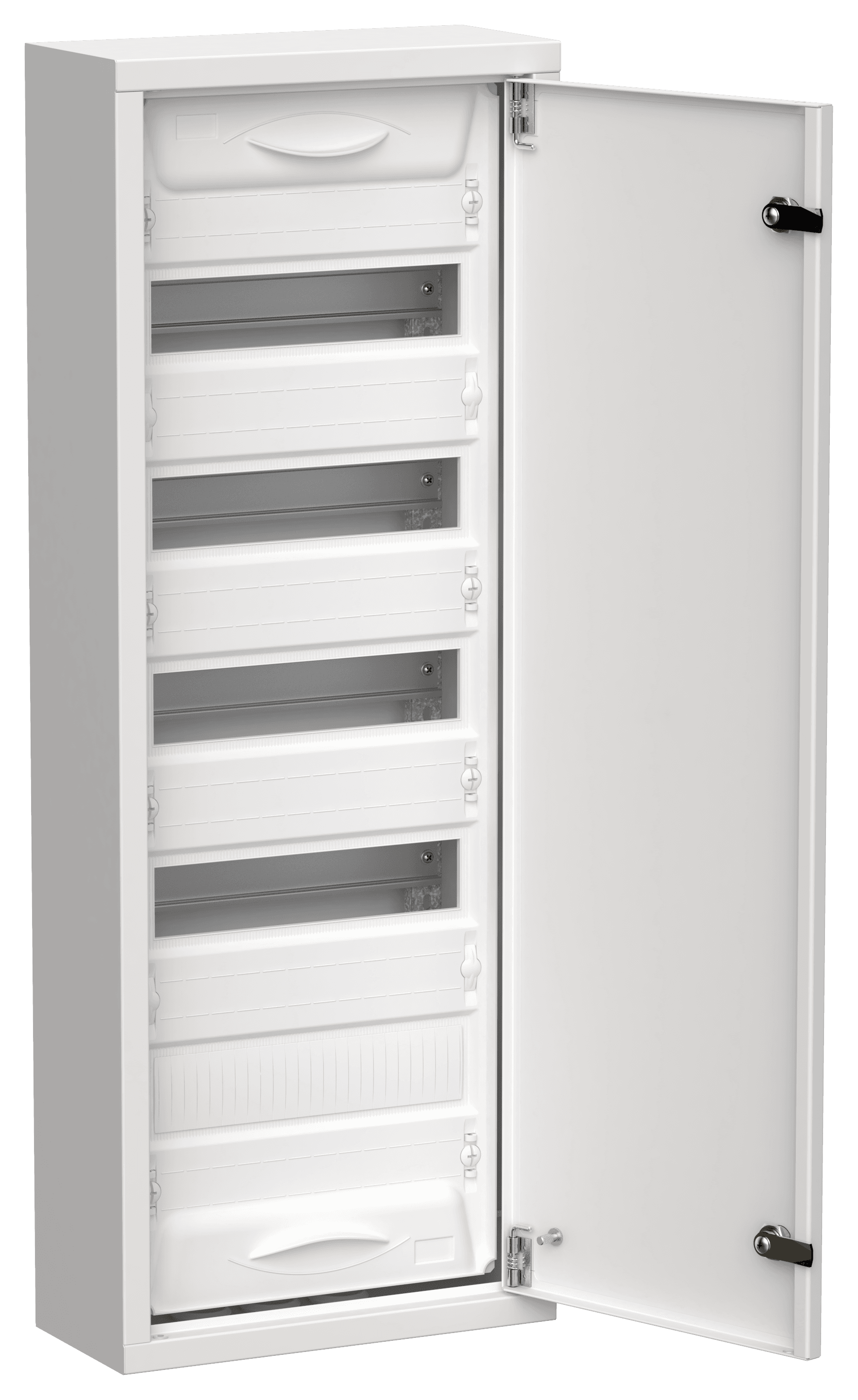 TITAN 5 Корпус металлический ЩРн-60 (1х60) 835х310х140мм IP31 белый (одна дверь) IEK