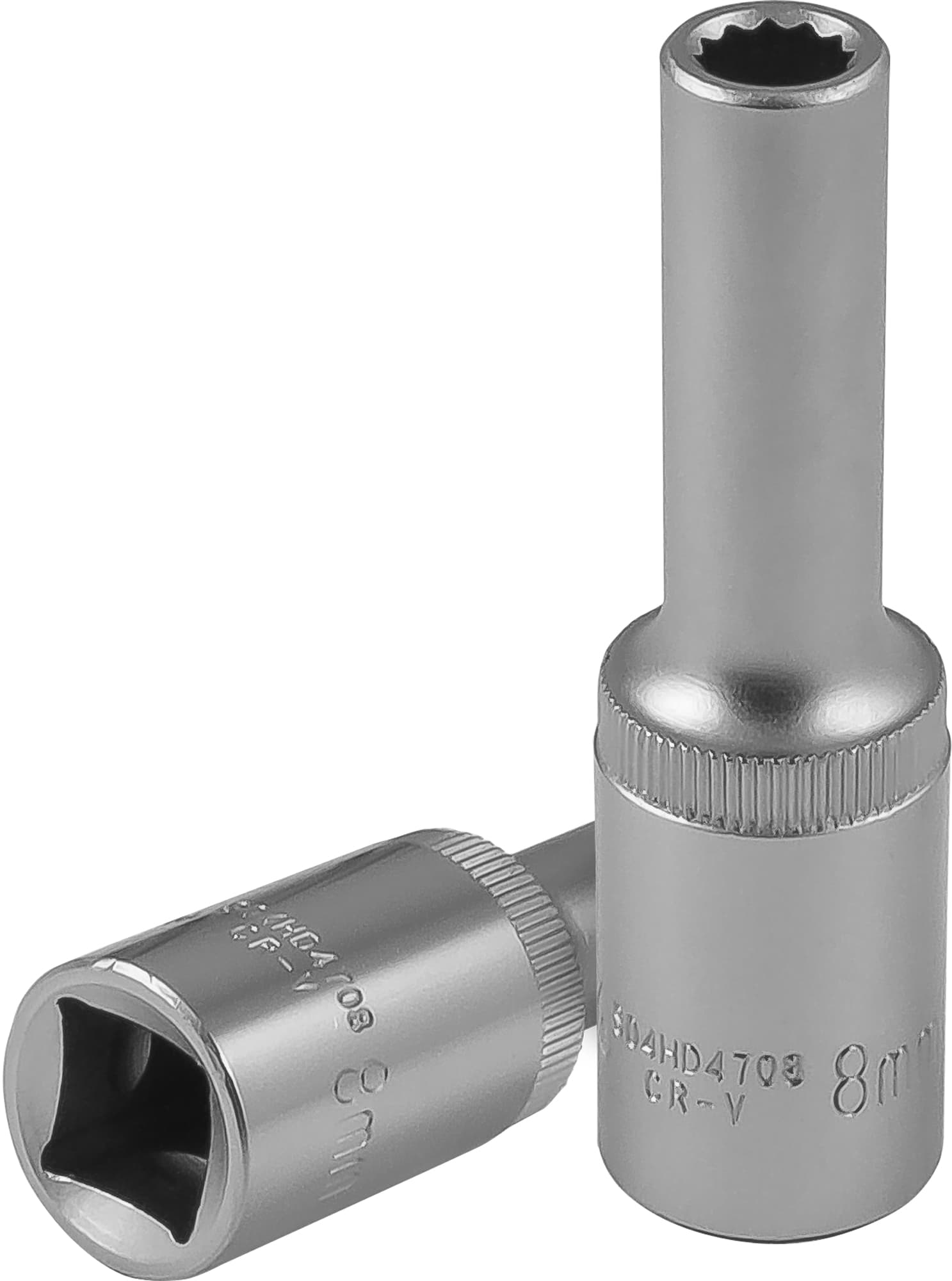 Головка торцевая глубокая 12-гранная 1/2''DR, 8 мм