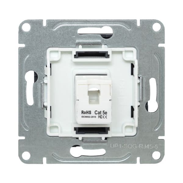 Механизм розетки RJ45 (cat5)  графит Эпика EKF