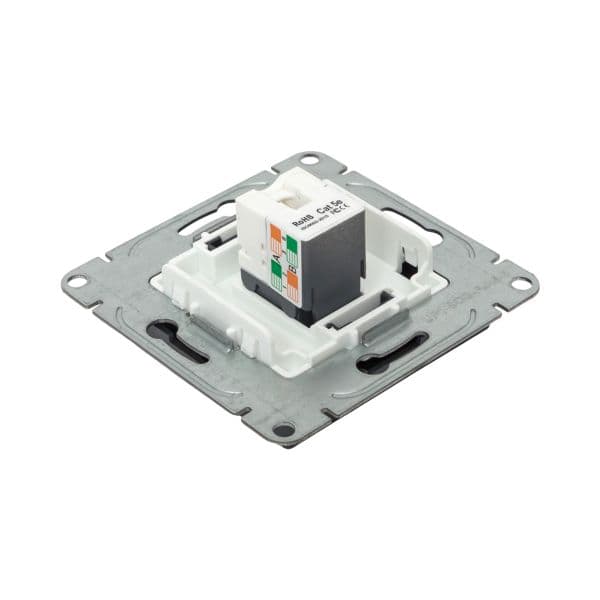 Механизм розетки RJ45 (cat5)  графит Эпика EKF