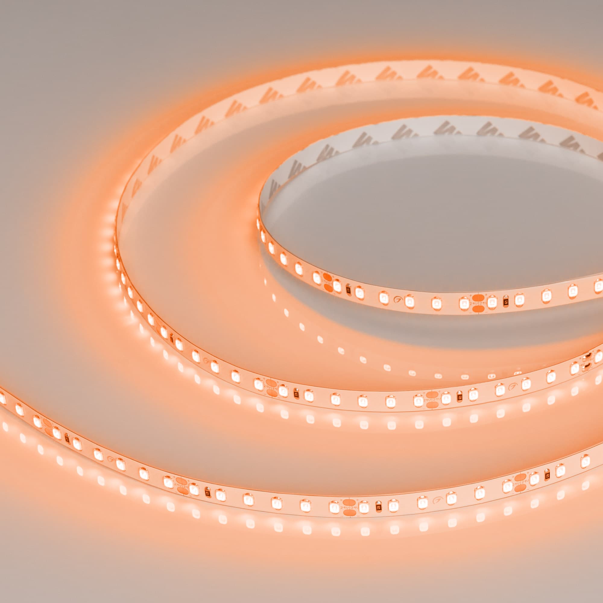 Лента светодиодная 9,6 Вт/м 24В IP20 Оранжевый 120LED/м RT/RTW-A120-8-11mm SMD 2835 5 м