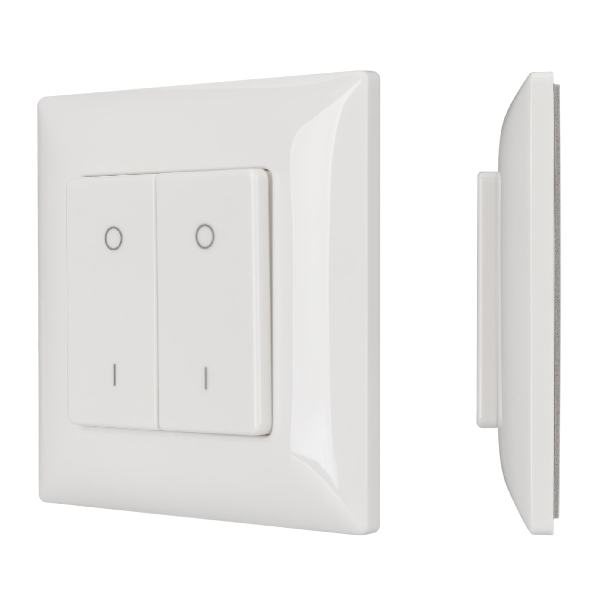 Панель SMART-P47-DIM-P-SUF 3V, 2 зоны, Knob, 2.4G ARL, пластик