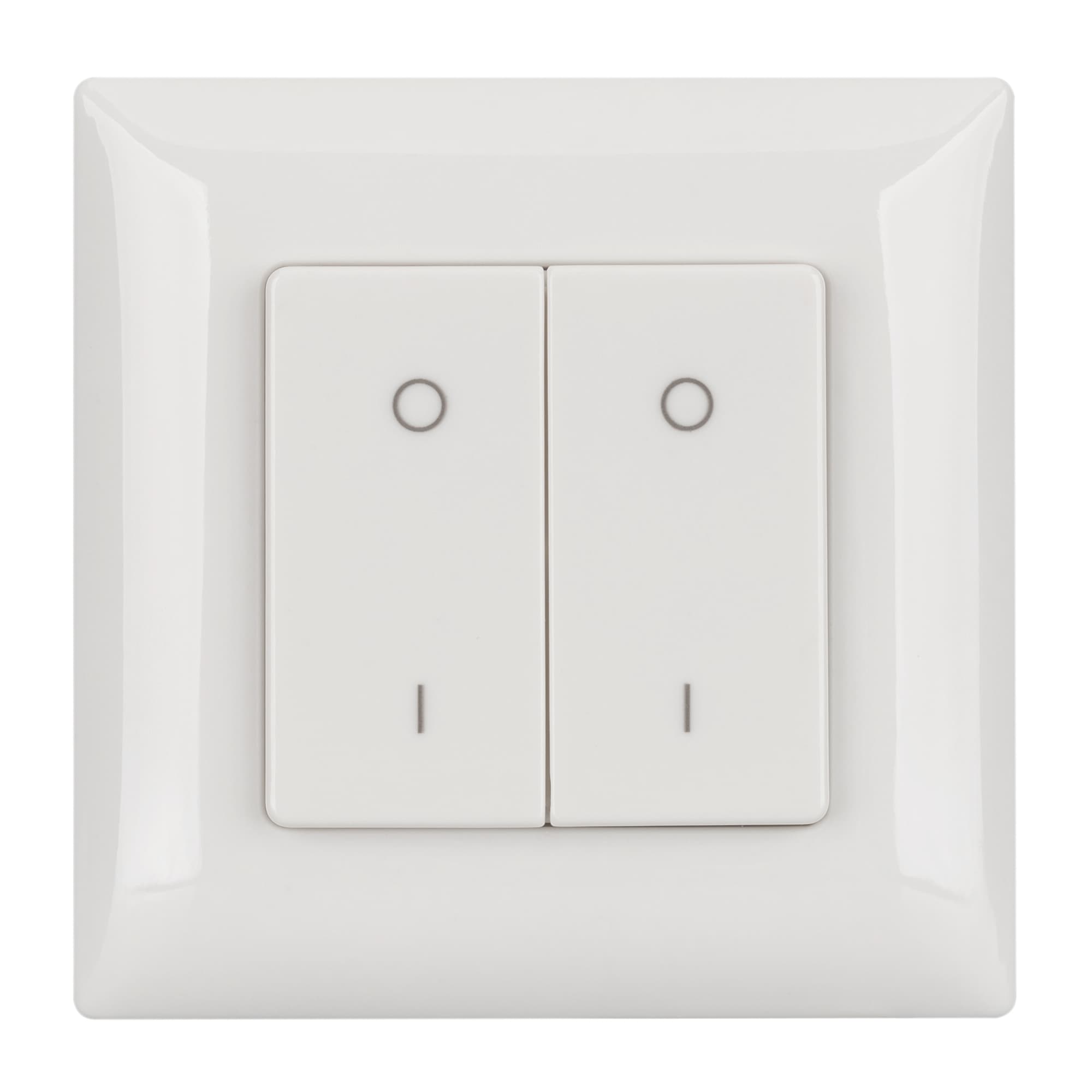 Панель SMART-P47-DIM-P-SUF 3V, 2 зоны, Knob, 2.4G ARL, пластик