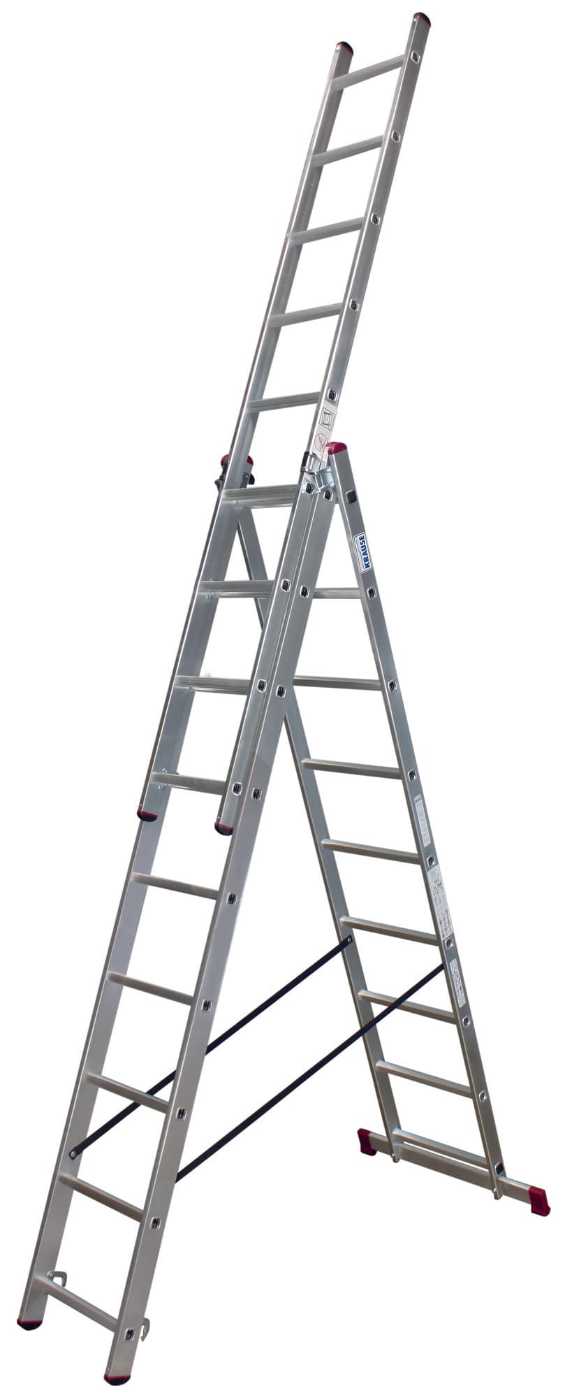 Лестница трехсекционная универсальная с допфункцией CORDA 3х9