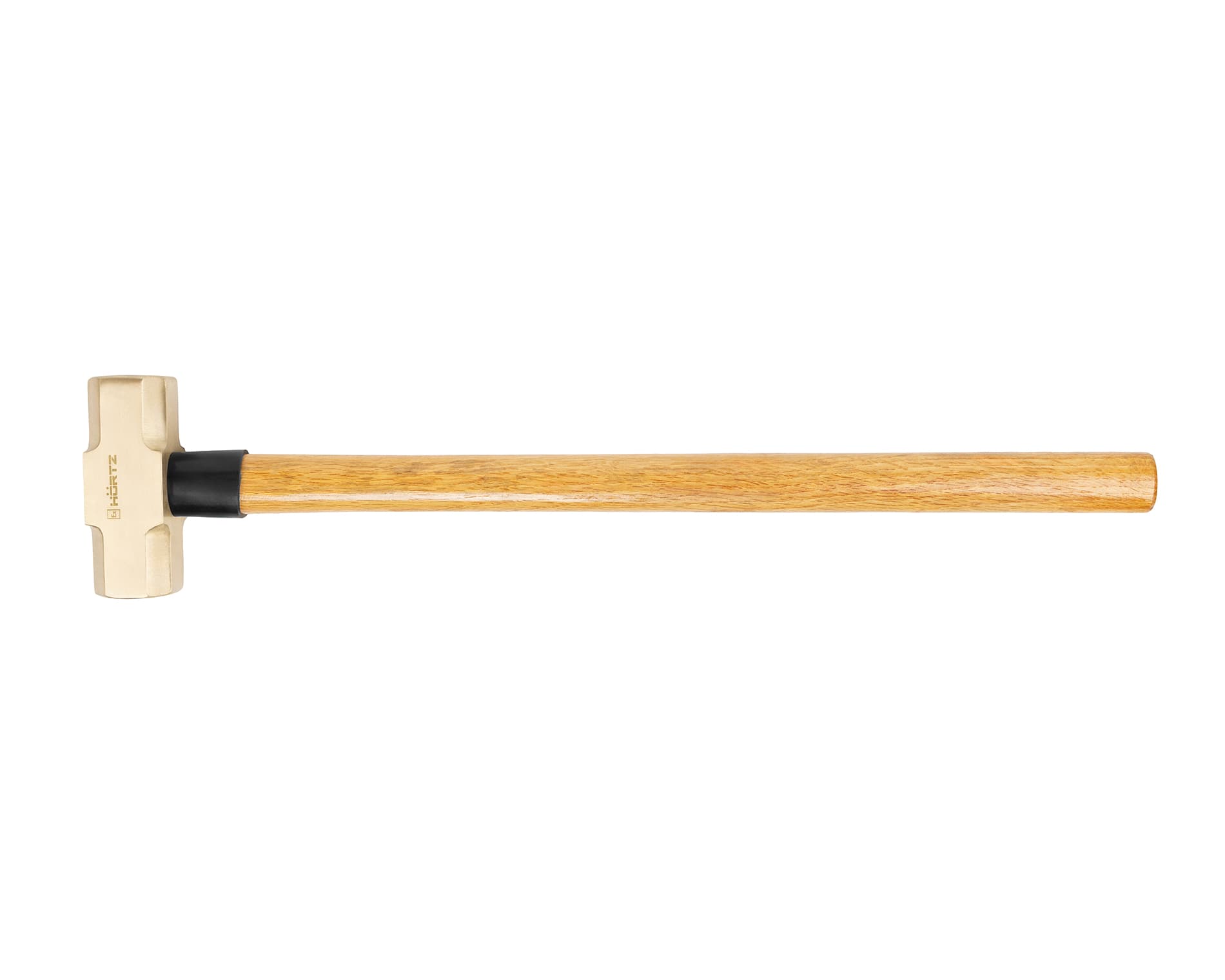 Кувалда 4,5 кг AlCu рукоятка дерево гикори искробезопасная 191G-1026, HORTZ