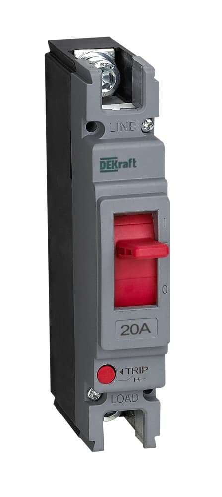 Силовой автоматический выключатель 1P 20A 20кА