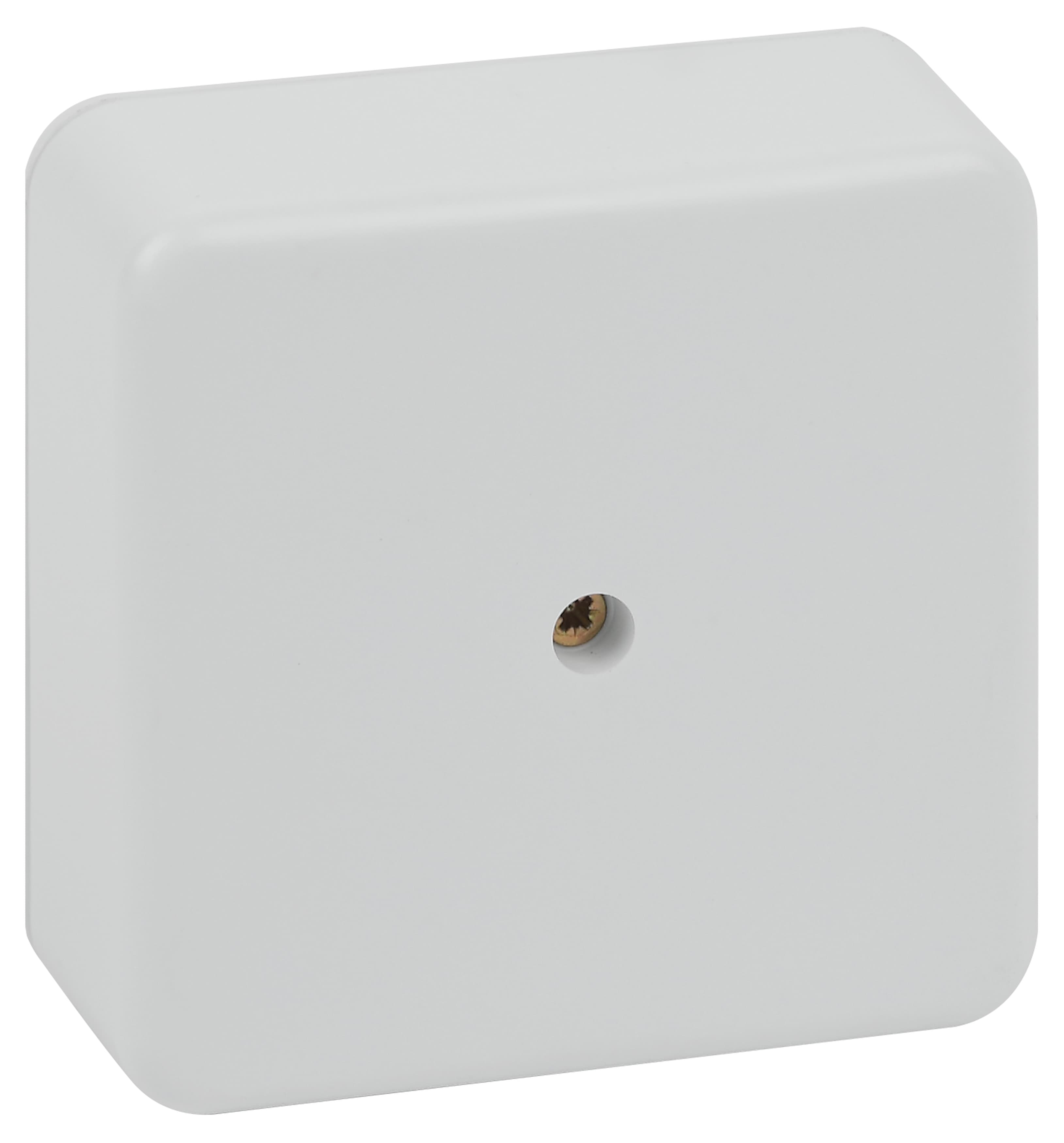 Коробка распаячнаяBS-W-75-75-28 без клеммы 75х75х28мм белая IP40