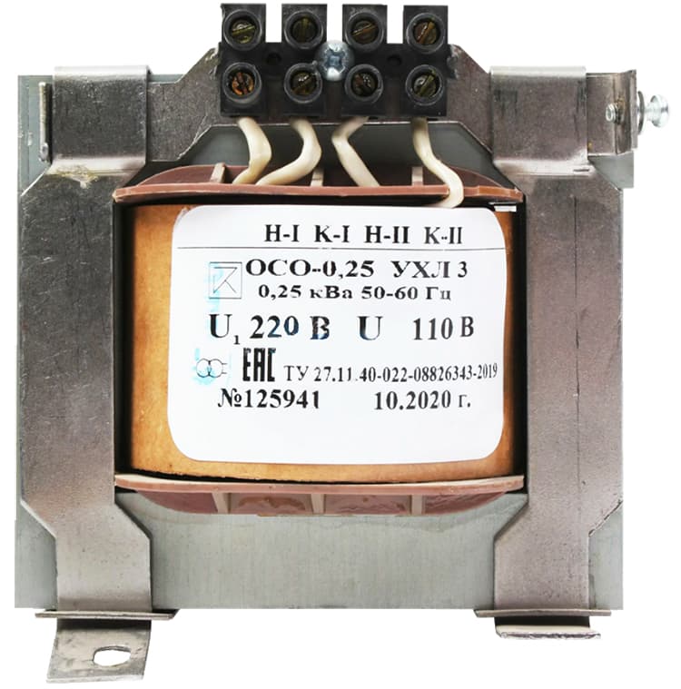 Трансформатор ОСО-0,25 УХЛ3 220/42, IP00