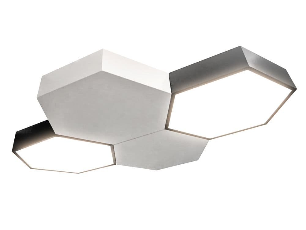 Блок Gexus 520х600 Solid подвесной RAL9003 белый муар