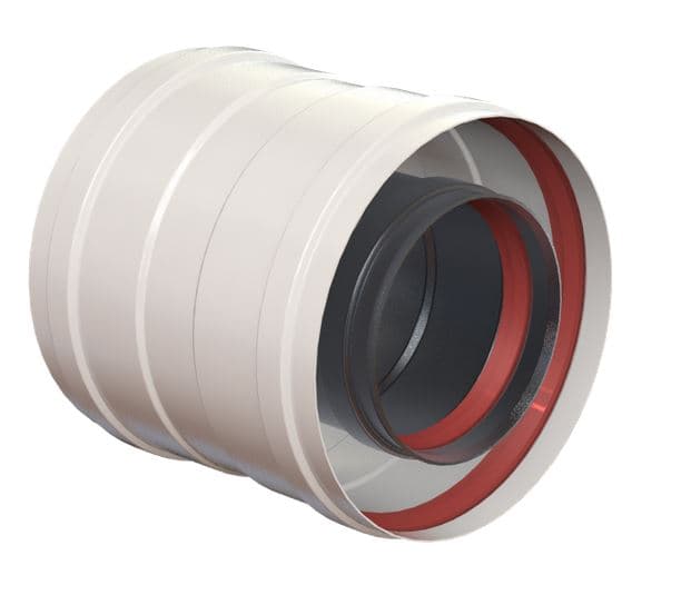 Муфта коаксиальная d 60/100 (алюминий)